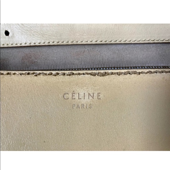 Authentic Celine Medium Box Bag in Beige - Picture 8 of 8